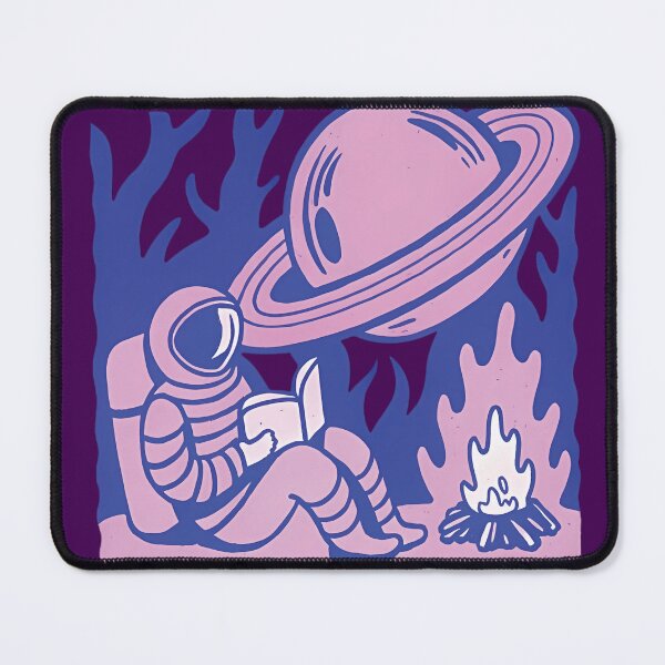 Item preview, Saturn Campfire — Retro Astronaut Reading designed and sold by andromeda-redd.