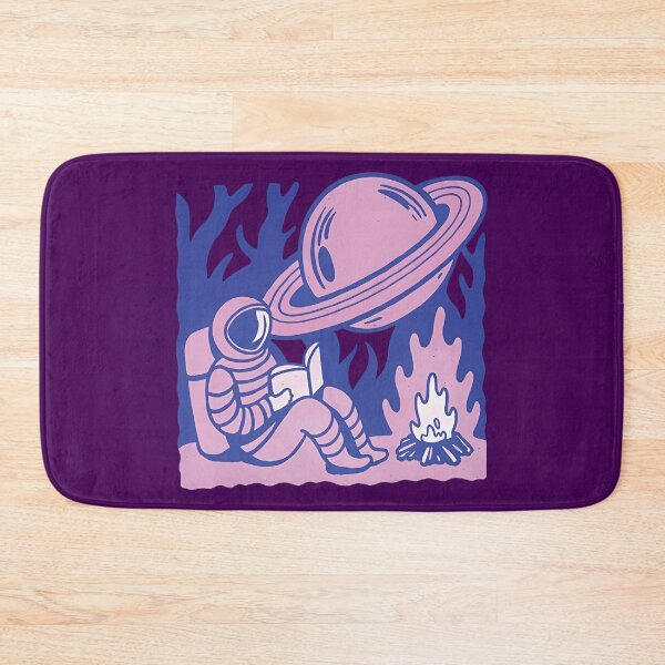 Item preview, Saturn Campfire — Retro Astronaut Reading designed and sold by andromeda-redd.