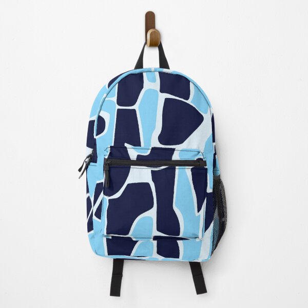 Item preview, Blue Abstract Geometric Pattern | Modern Coastal Organic Shapes Design designed and sold by imaniko.