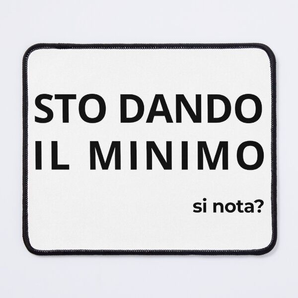 Item preview, Sto Dando il Minimo Meme Lavoro Ironico designed and sold by ade-datt.