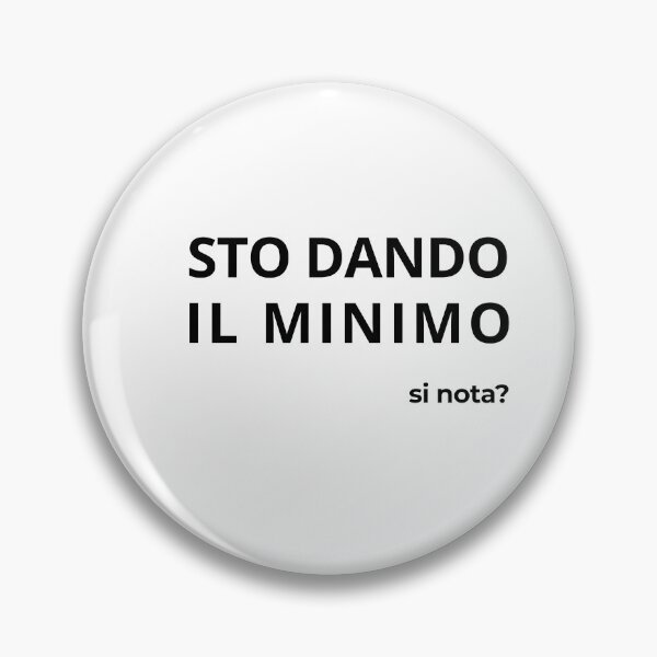 Item preview, Sto Dando il Minimo Meme Lavoro Ironico designed and sold by ade-datt.