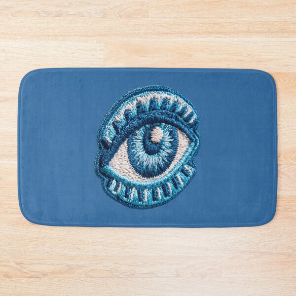 Item preview, Blue Evil Eye Embroidery Protection Symbol designed and sold by MegaNovaArt.