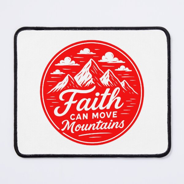 Item preview, Matthew 17:20 Faith Can Move Mountains designed and sold by plushism.