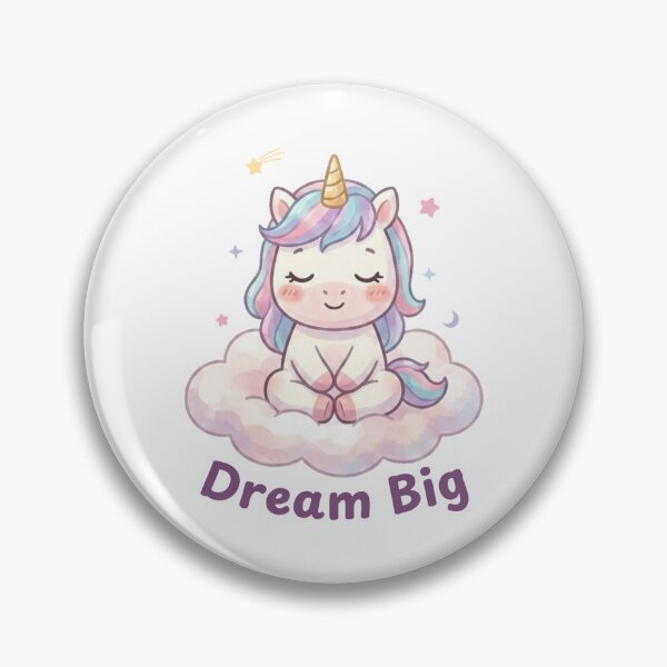 Item preview, Dream Big Pastel Unicorn on Cloud | Reminder designed and sold by SunnySideNotes.