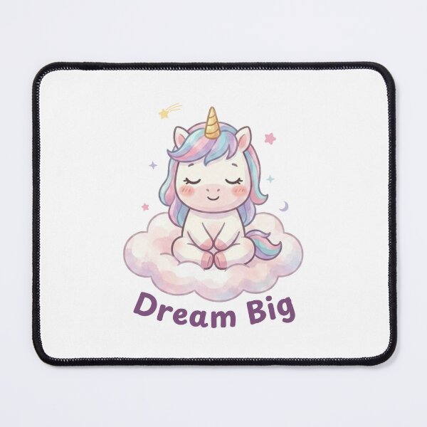 Item preview, Dream Big Pastel Unicorn on Cloud | Reminder designed and sold by SunnySideNotes.