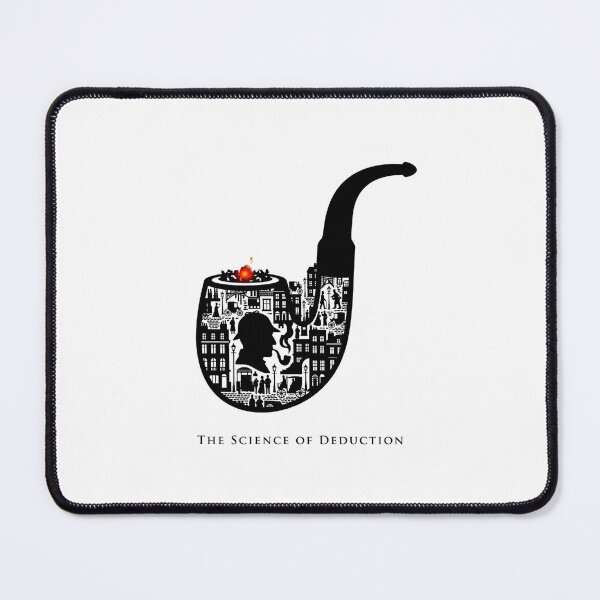 Item preview, Sherlock Holmes The Science of Deduction Pipe Illustration designed and sold by Fenay Designs.