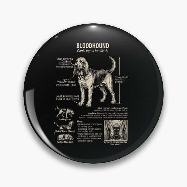 Item preview, Bloodhound Scientific Anatomy Biology Dog Lover designed and sold by Kimberley King Art  King Art.