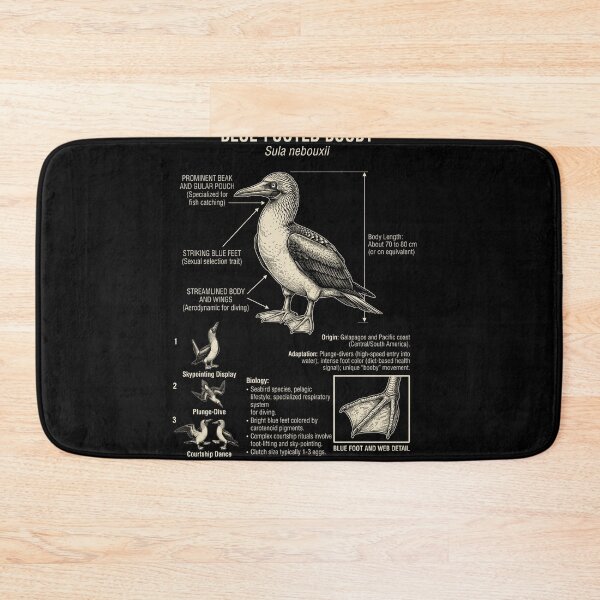 Item preview, Blue Footed Booby Scientific Anatomy Ornithology Animal Lover designed and sold by Kimberley King Art  King Art.
