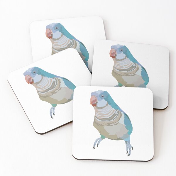Item preview, Blue Quaker Parrot Design | Funny Pet Bird Lover Gift designed and sold by PrettylittlepastelUk.