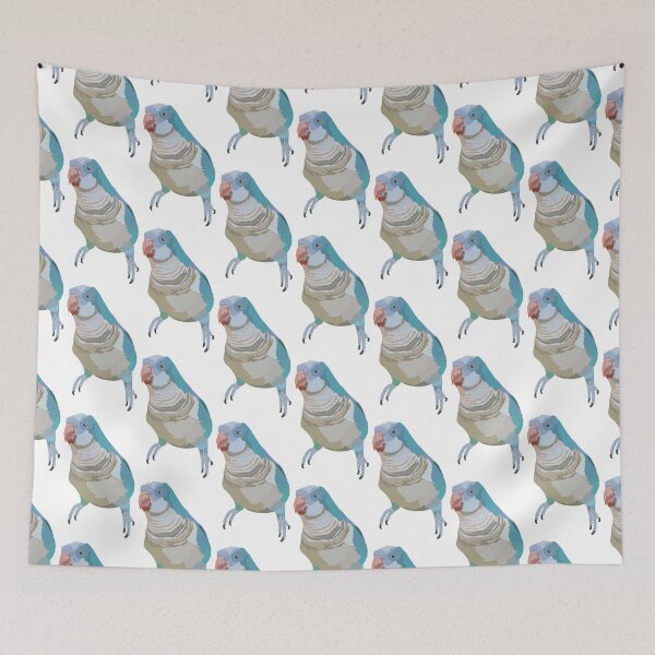 Item preview, Blue Quaker Parrot Design | Funny Pet Bird Lover Gift designed and sold by PrettylittlepastelUk.