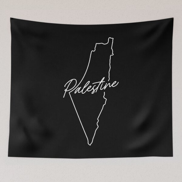 Item preview, PALESTINE MAP LINE ART designed and sold by qalback.