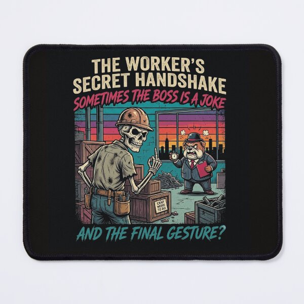 Item preview, The Worker's Secret Office Handshake designed and sold by Color Verse1.