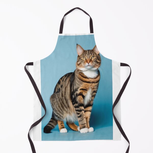 Item preview, Animals - Majestic Maine Coon Cat, Intense Gaze Studio Portrait designed and sold by DoodyPets.