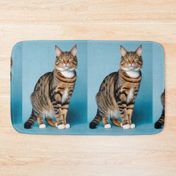 Item preview, Animals - Majestic Maine Coon Cat, Intense Gaze Studio Portrait designed and sold by DoodyPets.