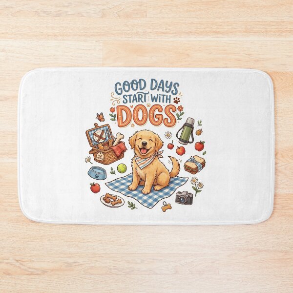 Item preview, Dog Lover Good Days Start With Dogs designed and sold by pradeepvisuals.