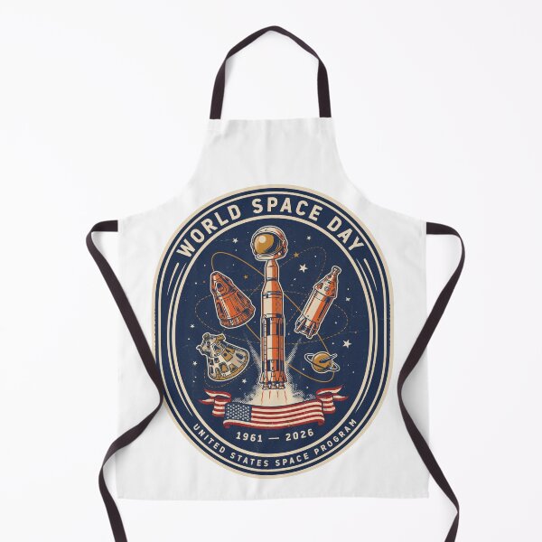 Item preview, United States Space Program World Space Day — Retro NASA Mission Patch T-Shirt V1 designed and sold by DarylWelsh2024.
