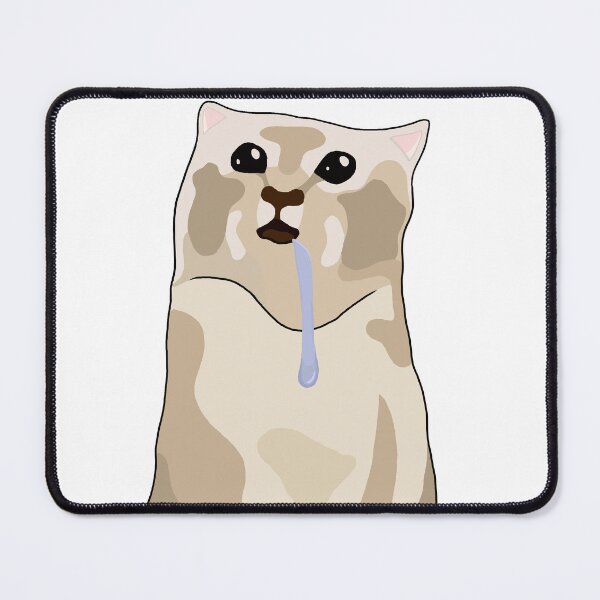Item preview, drooling cat designed and sold by Yuri-Chan-Art.
