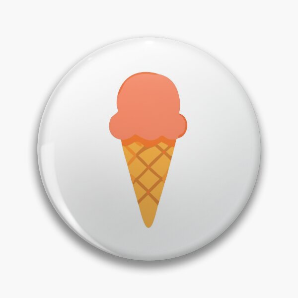 Item preview, Minimalist Cute Orange Ice Cream Cone designed and sold by DailyDoodlesBySumbul.