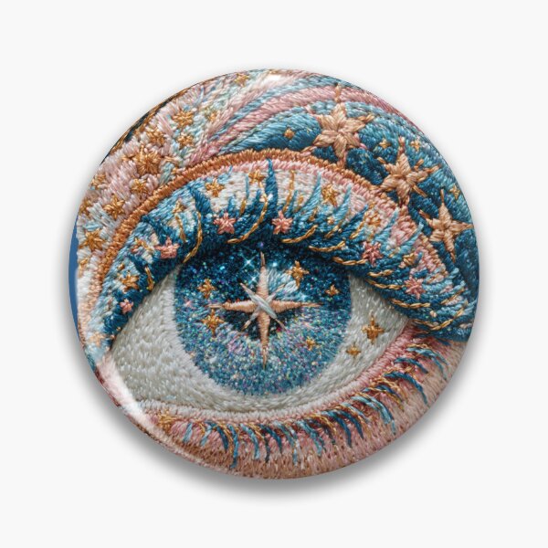 Item preview, Celestial Eye Embroidery Cosmic Vision designed and sold by MegaNovaArt.
