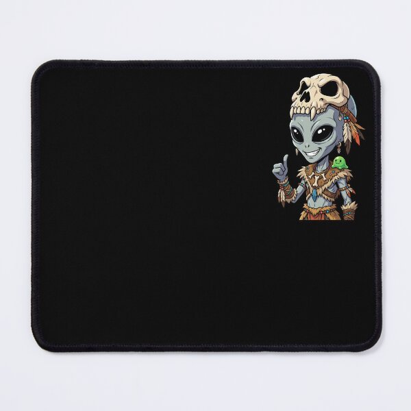 Item preview, Tribal Alien Shaman with Skull Helmet designed and sold by Sunkhung.