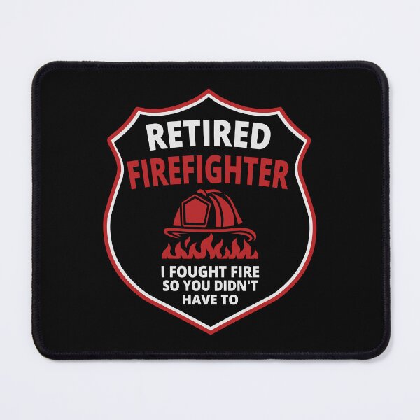 Item preview, Retired Firefighter Fire Department Retirement Humor designed and sold by Nubrixa-Studio.