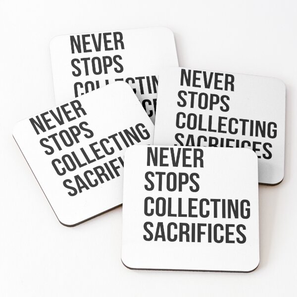 Item preview, Never Stops Collecting Sacrifices designed and sold by KittyKouture.