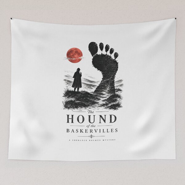 Item preview, Sherlock Holmes The Hound of the Baskervilles Mystery Art designed and sold by Fenay Designs.