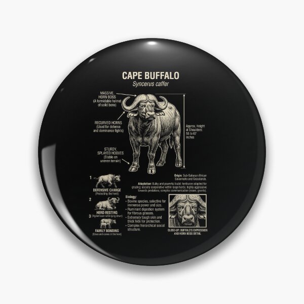 Item preview, Buffalo Scientific Anatomy Biology Animal Lover designed and sold by Kimberley King Art  King Art.