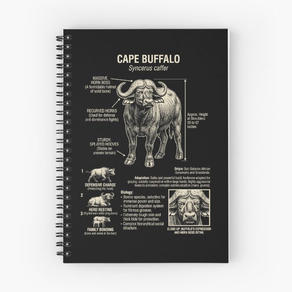 Item preview, Buffalo Scientific Anatomy Biology Animal Lover designed and sold by Kimberley King Art  King Art.