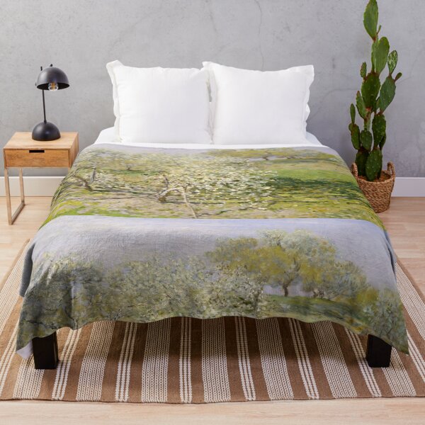 Item preview, Spring Blossoming Apple Trees Orchard designed and sold by artofuniverse.