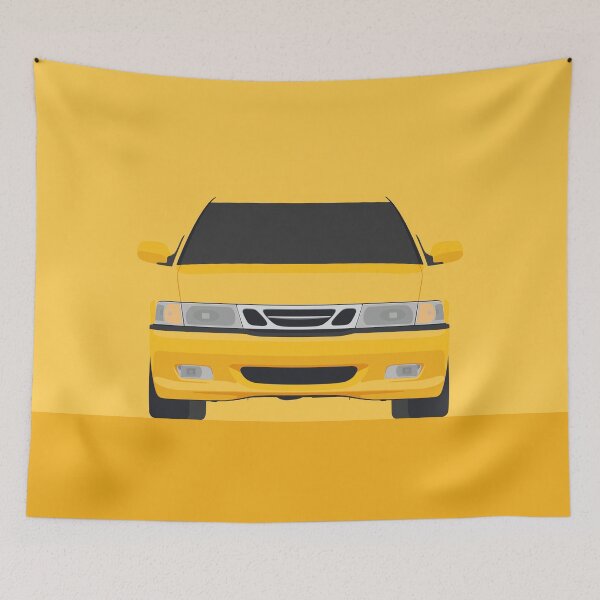 Item preview, Saab 9-3 aero coupe - Vector drawing designed and sold by yohannlp.