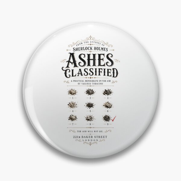 Item preview, Sherlock Holmes Ashes Classified Practical Tobacco Monograph Art designed and sold by Fenay Designs.