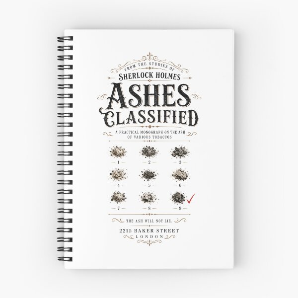 Item preview, Sherlock Holmes Ashes Classified Practical Tobacco Monograph Art designed and sold by Fenay Designs.