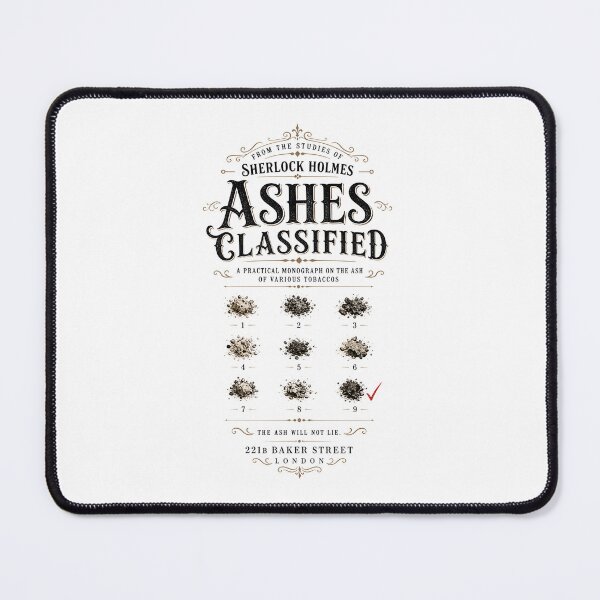 Item preview, Sherlock Holmes Ashes Classified Practical Tobacco Monograph Art designed and sold by Fenay Designs.