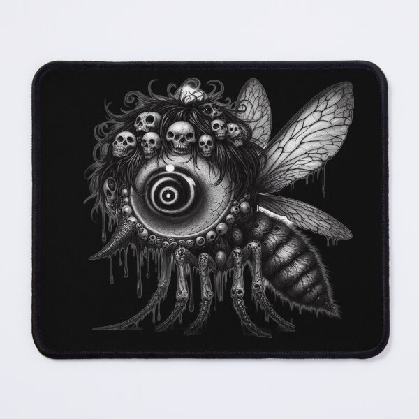 Item preview, Nightmare Fly Monster with Colossal Spiral Eye and Skull Crown designed and sold by LujziWorld.