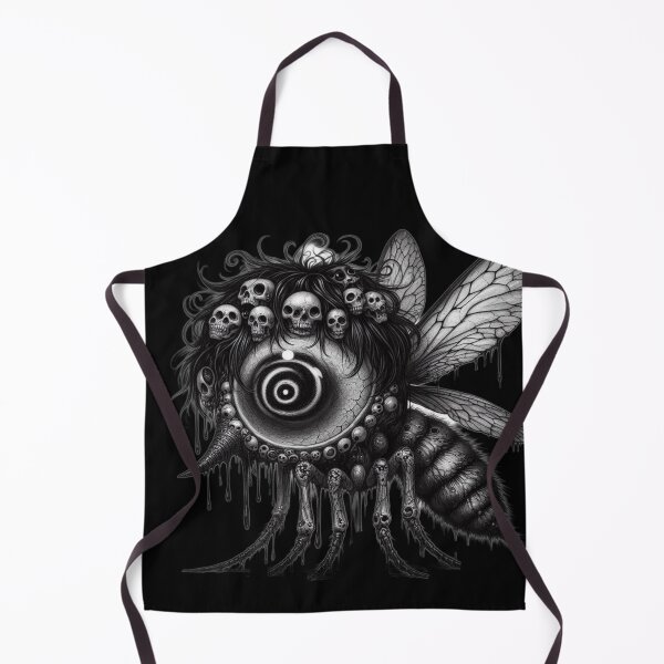 Item preview, Nightmare Fly Monster with Colossal Spiral Eye and Skull Crown designed and sold by LujziWorld.