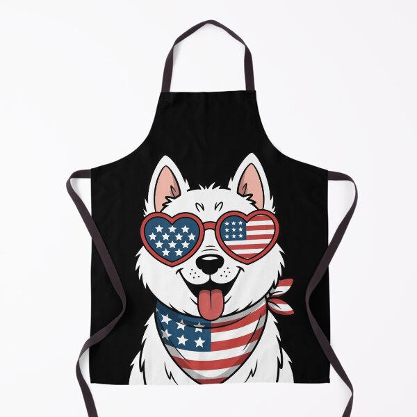Item preview, Patriotic Dog With Heart‑Shaped American Flag Sunglasses designed and sold by Canvas-Whispers.