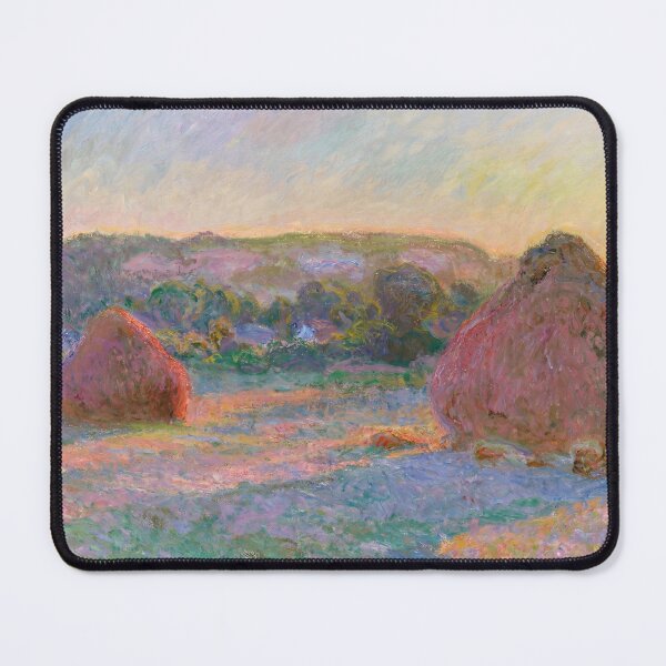 Item preview, Pink Haystacks at Sunset Field designed and sold by artofuniverse.