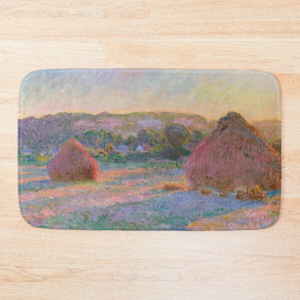 Item preview, Pink Haystacks at Sunset Field designed and sold by artofuniverse.