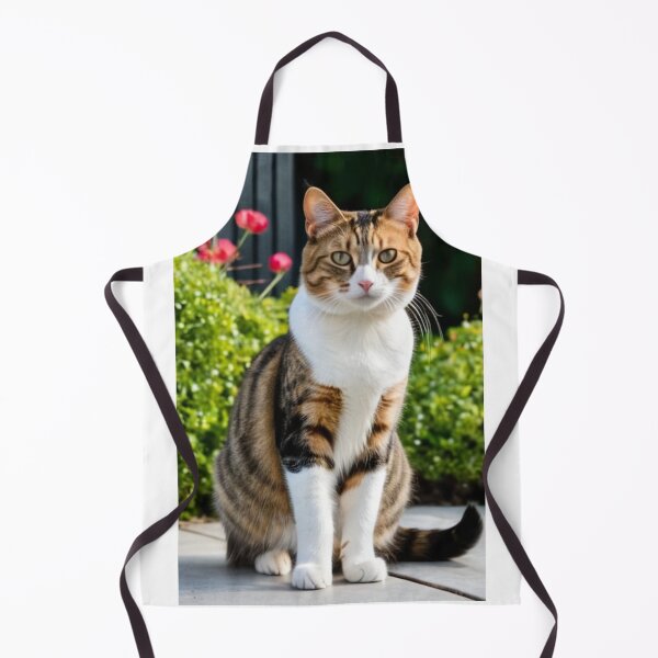 Item preview, Animals - Serene Tabby Cat, Portrait in a Sunny Garden designed and sold by DoodyPets.