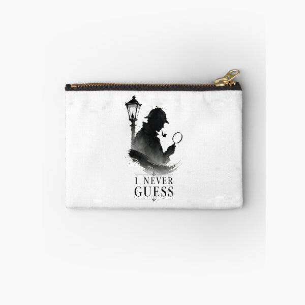 Item preview, Sherlock Holmes I Never Guess Watercolor Ink Brush Art designed and sold by Fenay Designs.