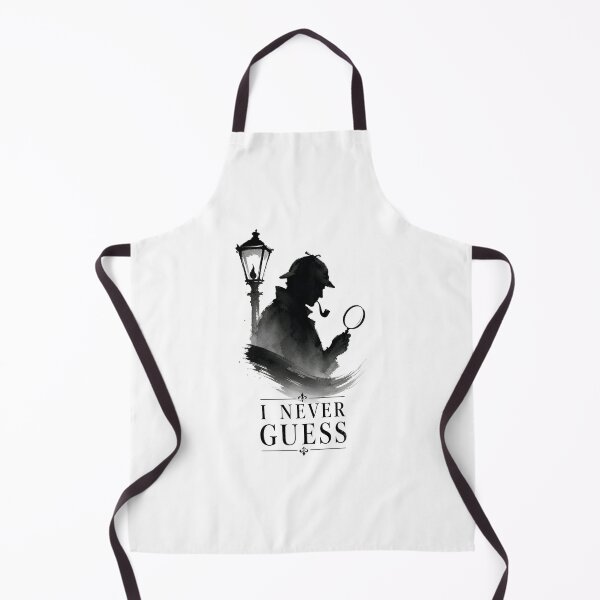 Item preview, Sherlock Holmes I Never Guess Watercolor Ink Brush Art designed and sold by Fenay Designs.