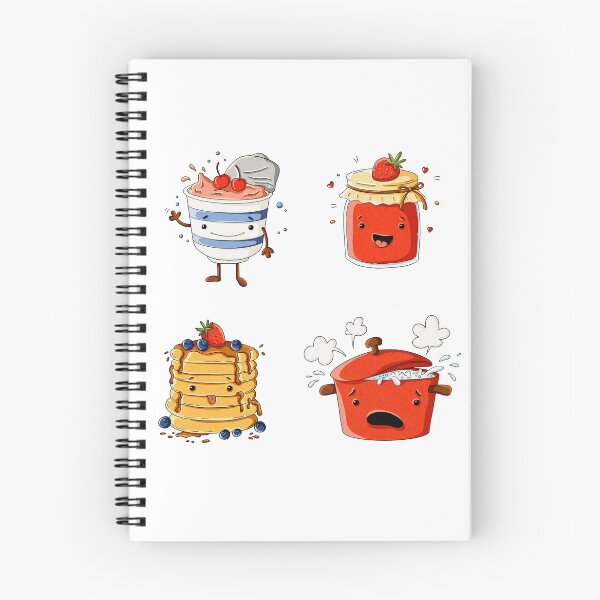 Item preview, Cute Breakfast Food Characters Sticker designed and sold by OKartashova.