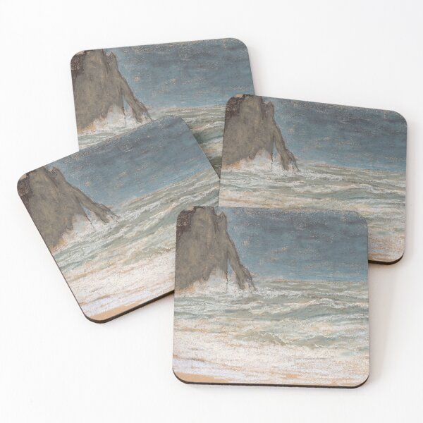 Item preview, Stormy Cliffs at Etretat Coast designed and sold by artofuniverse.