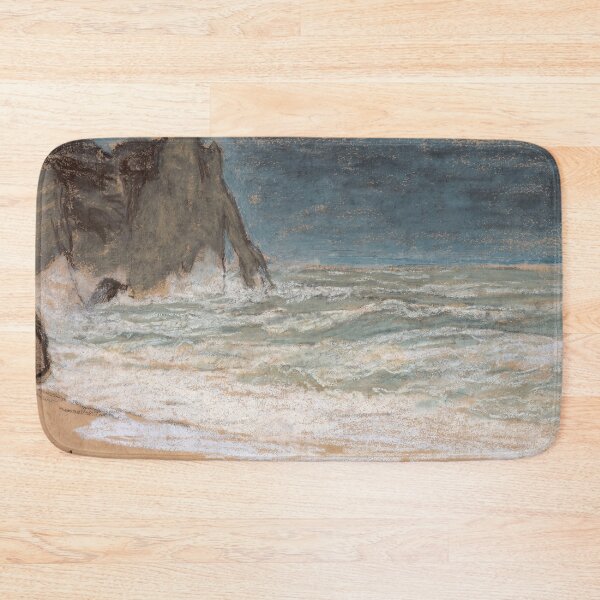 Item preview, Stormy Cliffs at Etretat Coast designed and sold by artofuniverse.