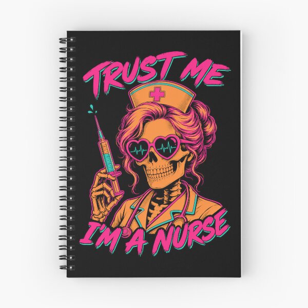 Item preview, Trust Me I’m a Nurse Neon Skeleton Humor designed and sold by Victor Shadehorn.