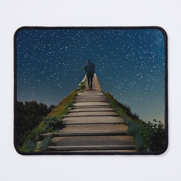 Item preview, Starry sky with hiker designed and sold by TeleKomander.