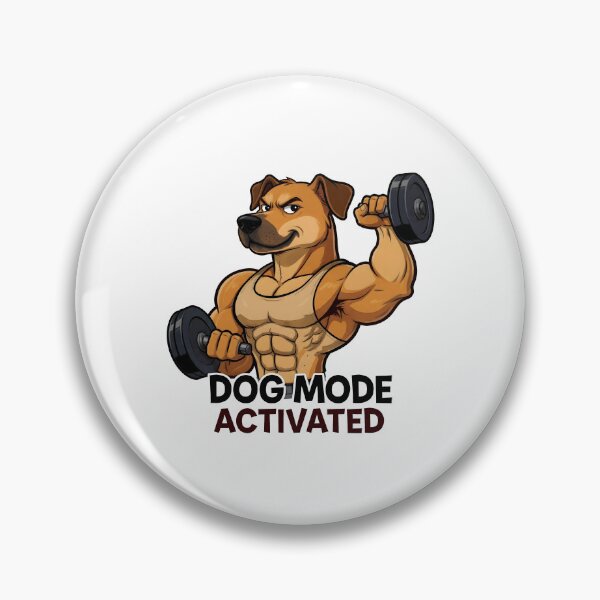 Item preview, Dog Mode Activated Muscular Dog Workout designed and sold by Nuvoro Gifts.