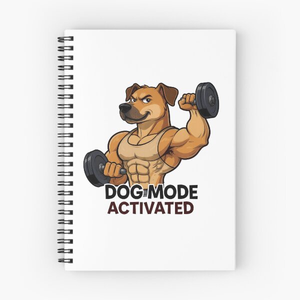 Item preview, Dog Mode Activated Muscular Dog Workout designed and sold by Nuvoro Gifts.