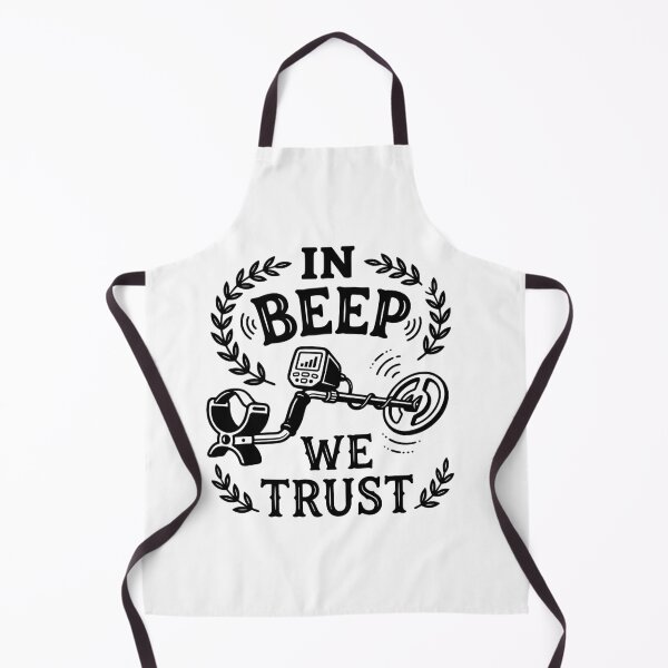 Item preview, In Beep We Trust - Metal Detecting Badge Style Illustration designed and sold by Sekla-Studio.
